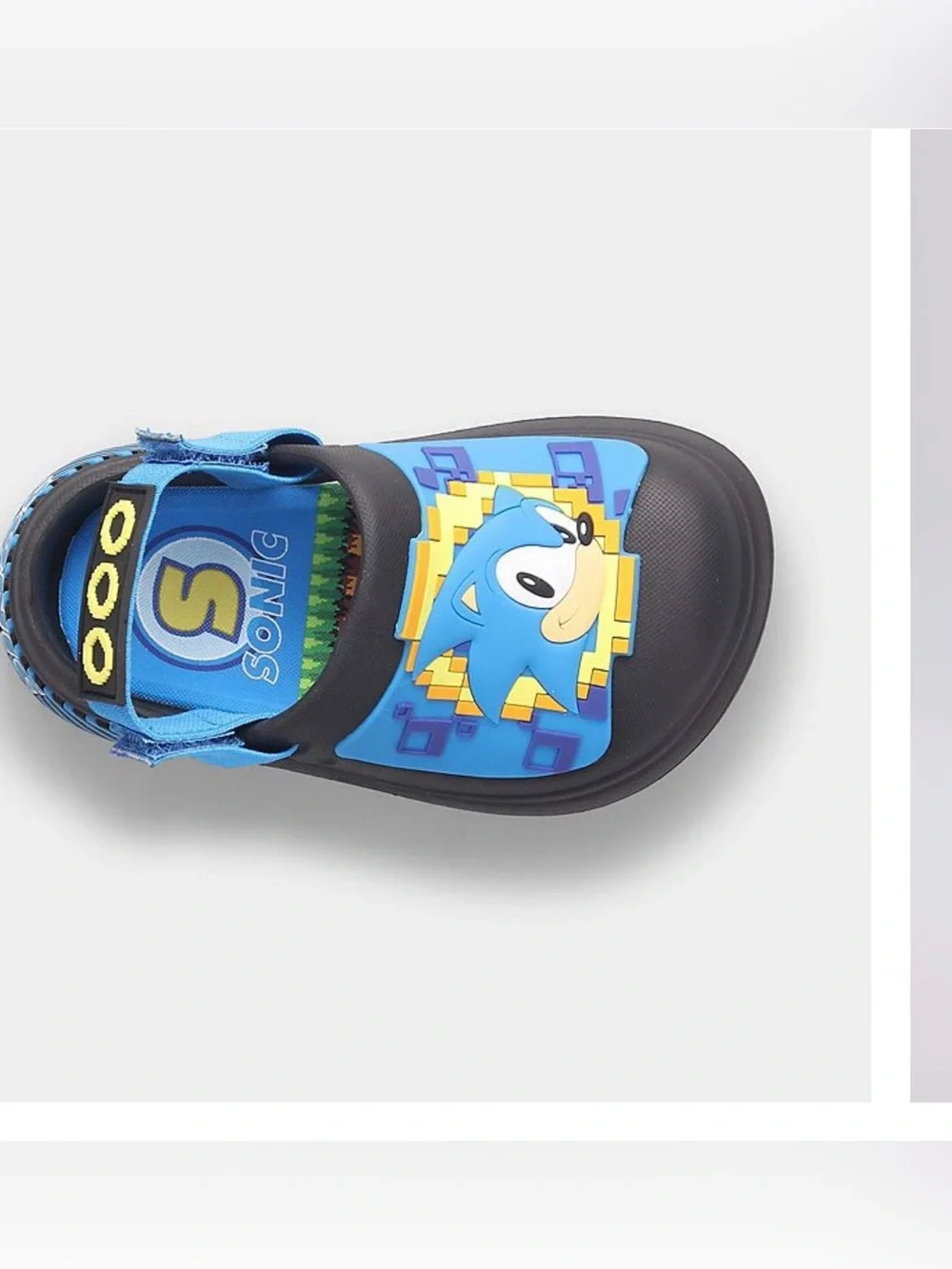 Sega Youth Boys Sonic EVA Slip-On Clogs  Blue size 8